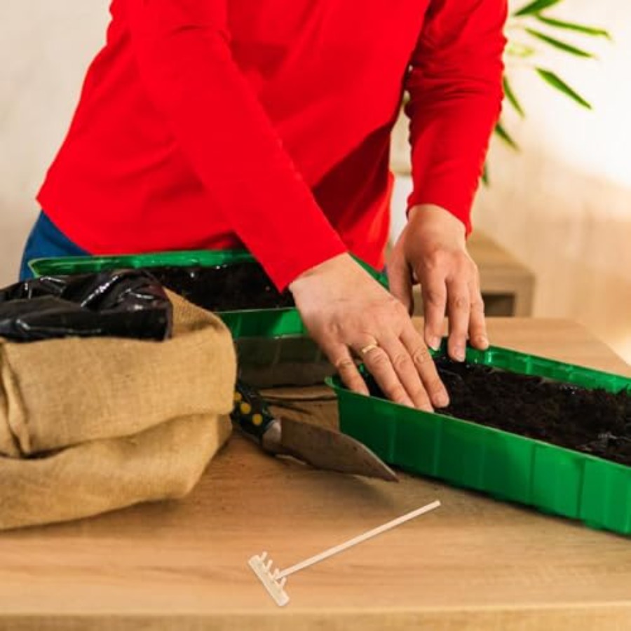 Bamboo Mini Rake Set 4 Pcs for - огляд і ціна Bonsai Zen Garden Set