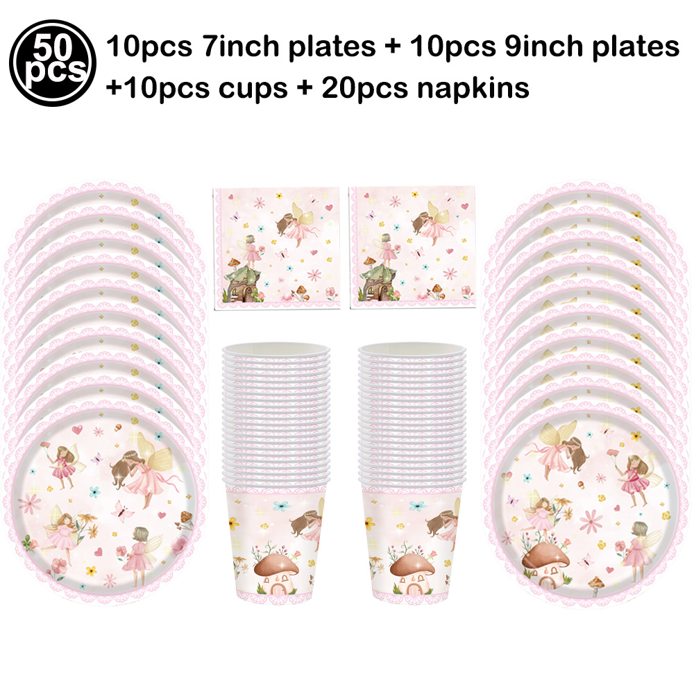 Fairy Party Decor Paper Plates - огляд і ціна Bonsai Garden Ideas