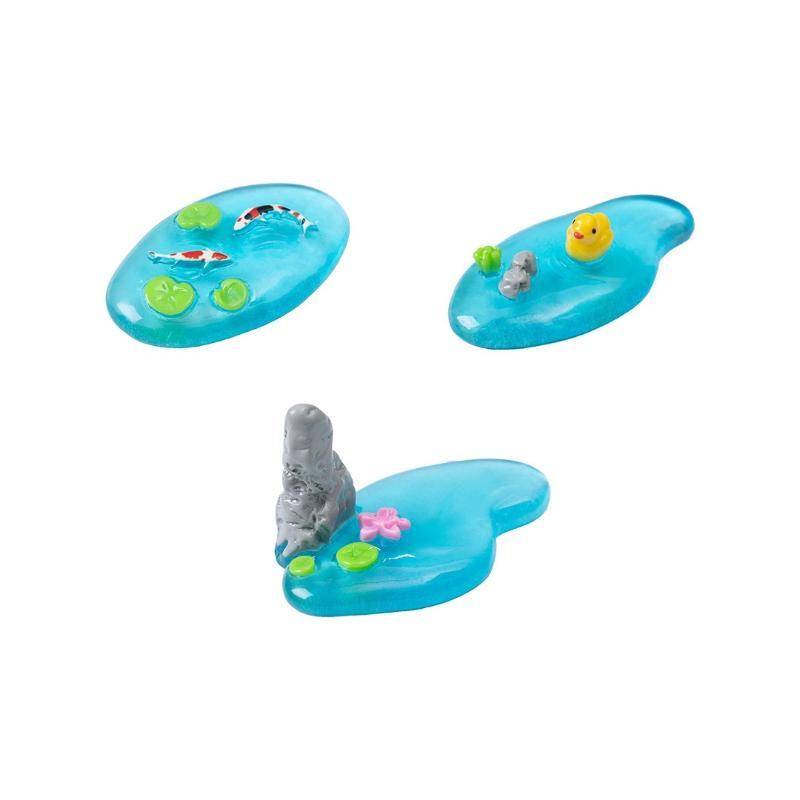 Mini Resin Pond Ornaments With - огляд і ціна Bonsai Koi Garden