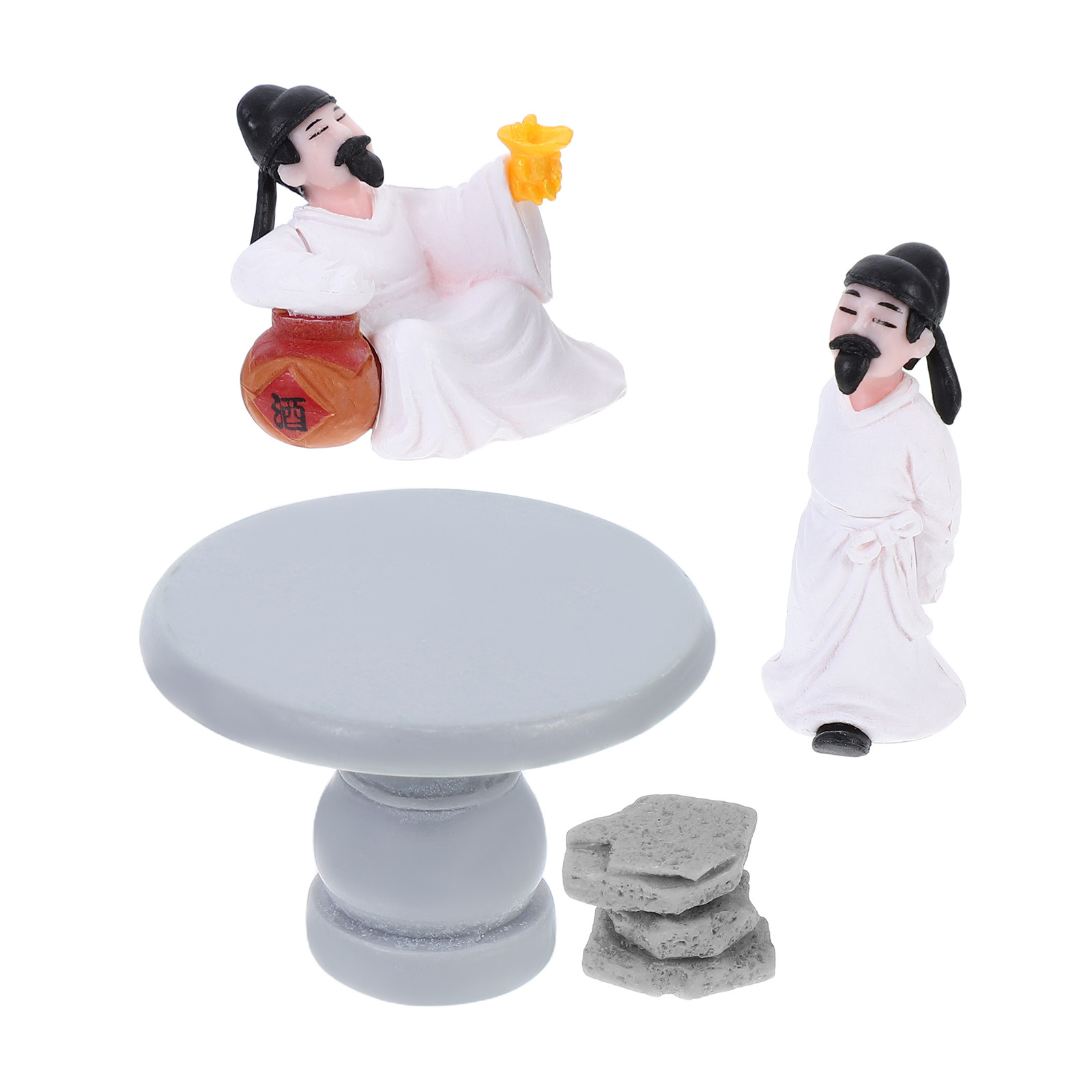 4Pcs Table and Chairs Set with - огляд і ціна Bonsai Zen Garden Set